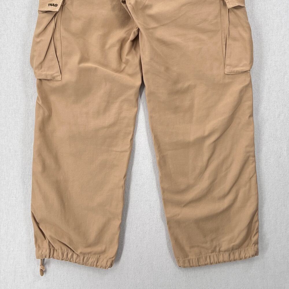 ARITZIA TNA Supply Cargo Pants Womens 6 Tan High Rise Wide Straight Leg Casual - Picture 10 of 16